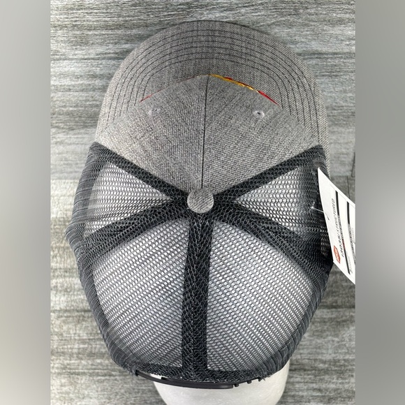 NWT Del Taco Trucker Hat Mesh Snap Back CapAmerica Gray Wool Blend i3035 OSHA - Picture 14 of 16